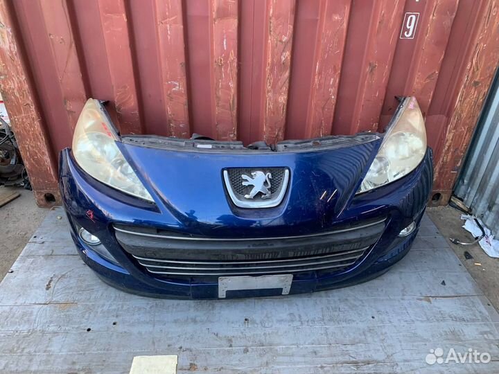 Передняя часть Пежо 207 рест галоген Peugeot 207