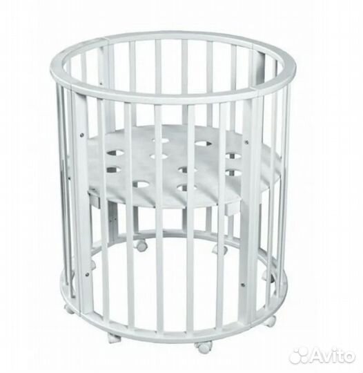 Детская кровать трансформер круглая