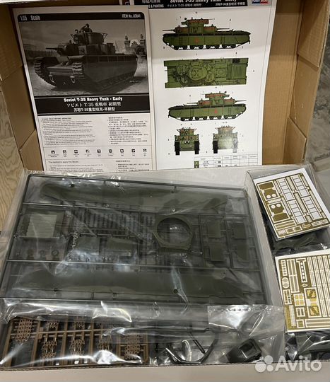 Модель тяжёлого танка СССР Т-35 от Hobbi-Boss