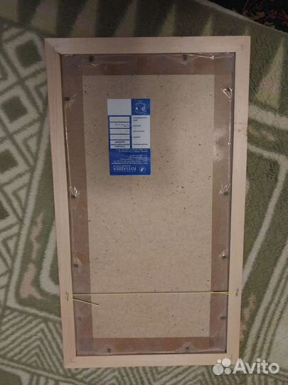 Картина в раме гобелен, шторм