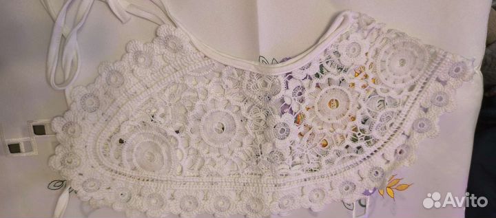 Съёмный воротник Ирландское кружево