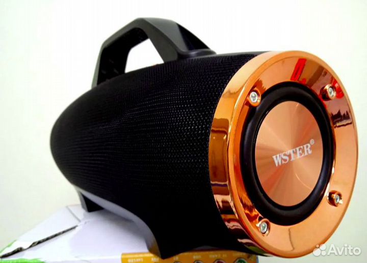 Колонка Мощная Басовая + Фонарь + Гарантия