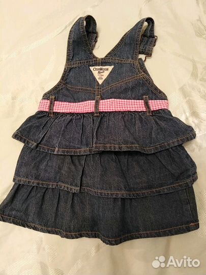 Сарафан джинсовый oshkosh на 2 года
