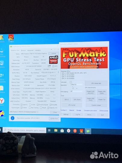 Материнская плата с процессором и видеокартой