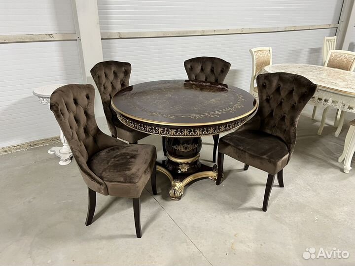 Круглый стол раздвижной в наличии СПб