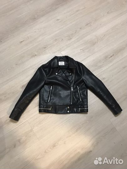 Кожаная куртка zara size 11-12 cm 152