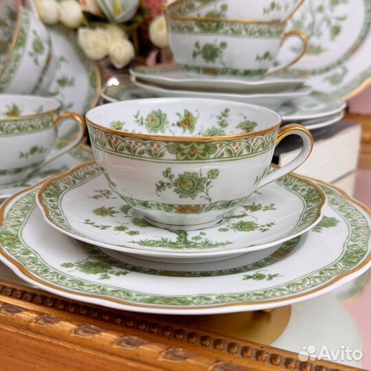 Чайные тройки Limoges Haviland