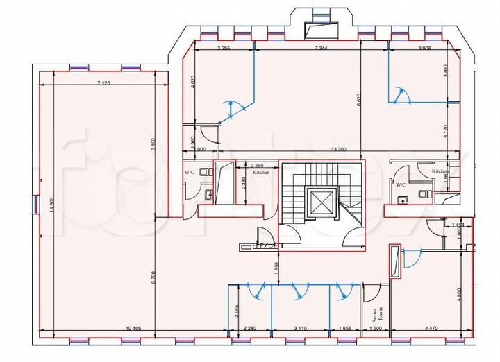 Сдам офисное помещение, 365 м²