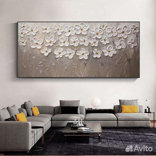 Стильная картина маслом на холсте