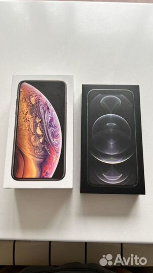 Коробка от iPhone 10 хs и 12 pro