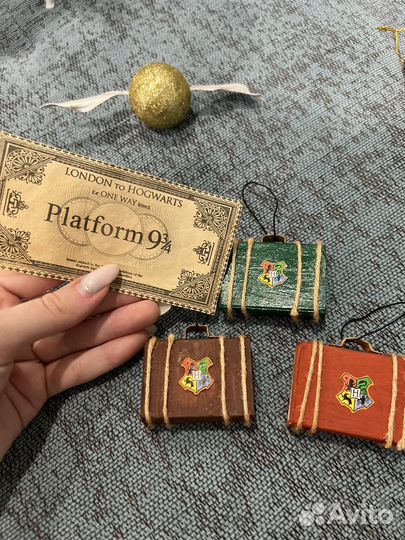 Ёлочные игрушки в стиле Гарри Поттер (самодельные)