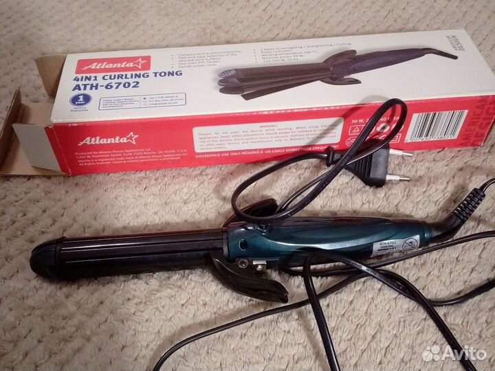 Плойка тройная для волос