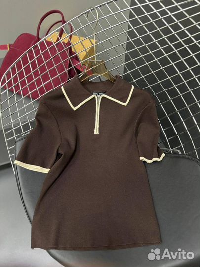 Крутое поло Miu Miu