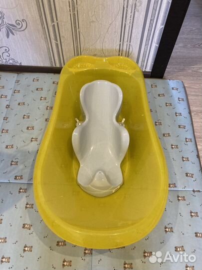 Ванночка для купания с горкой