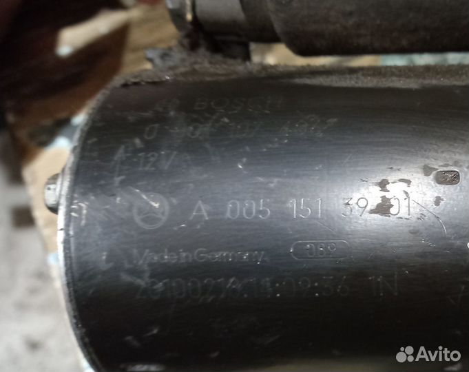 Стартер Mercedes