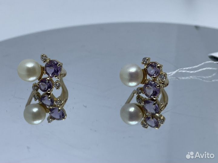 Золотые серьги