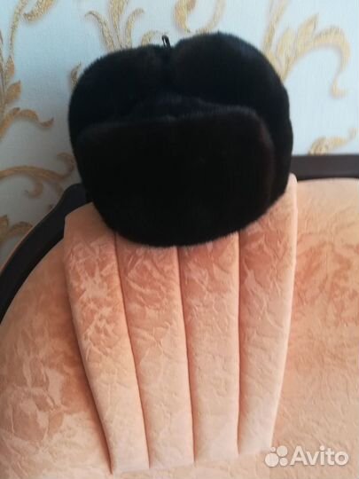 Норковая шапка мужская