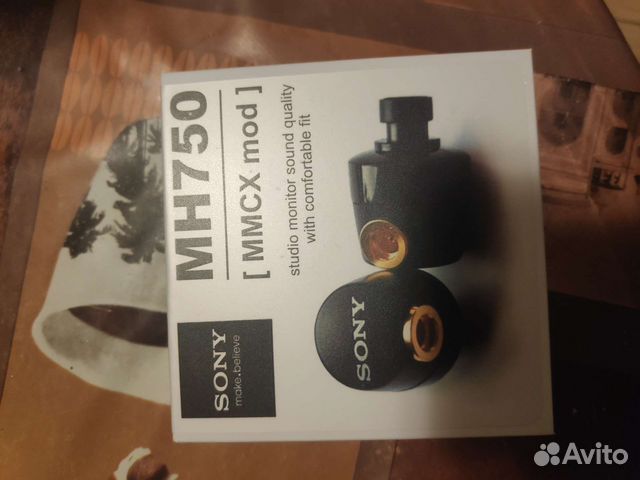 Наушники sony mh750 mmcx mod