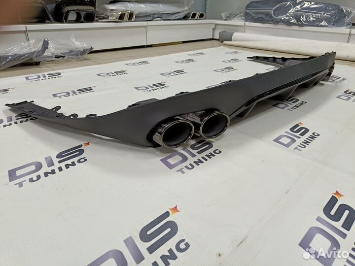 Диффузор + насадки AMG 53 Mercedes C238 E-coupe