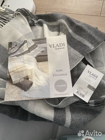 Плед toscana кашемировый 140*200 новый