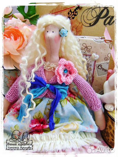 Авторские текстильные куклы Тильда