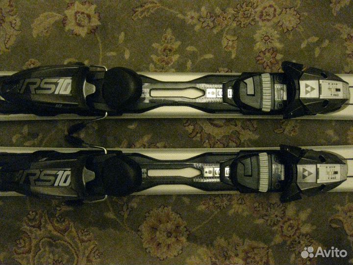 Горные лыжи fischer 160 с креплениями как новые