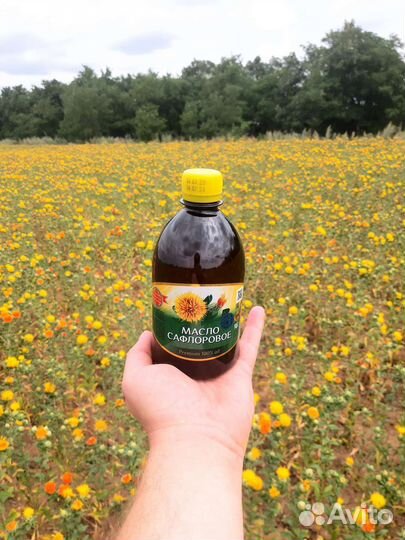 Масло Сафлоровое растительное пищевое