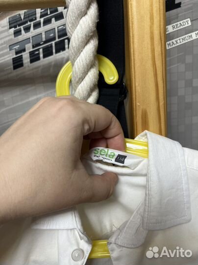 Рубашка для мальчика 110 белая