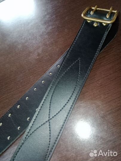 Ремень армейский кожаный