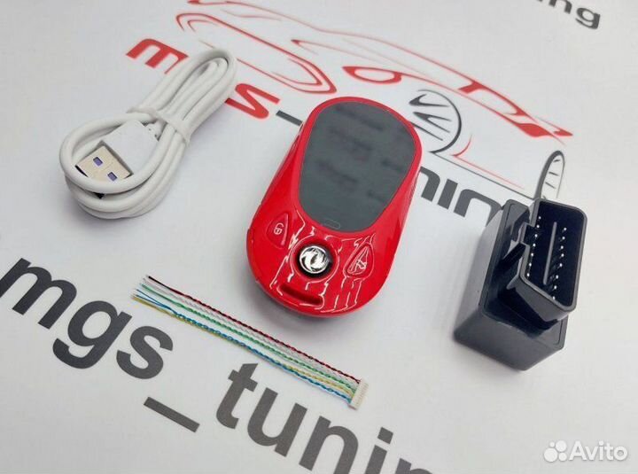 Смарт ключ донгфенг стиль Mercedes new красный