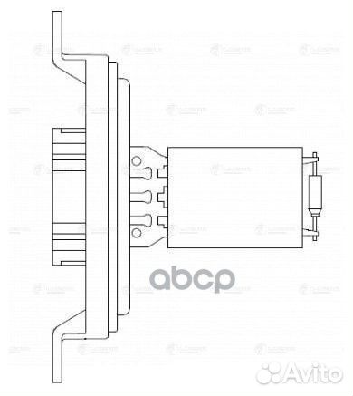 Резистор э/вент. отоп. для а/м ГАЗель Next (13