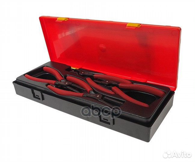 Набор съемников стопорных колец в кейсе 4пр JTC