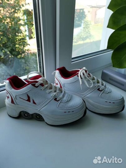 Кроссовки ролики 4 колеса