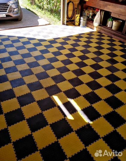 Пвх плитка в гараж