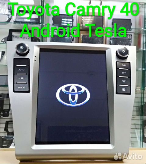 Toyota camry 40 Tesla магнитола Android новая