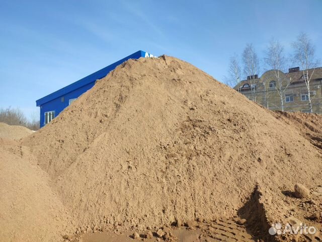 Песок промытый и сеяный с доставкой