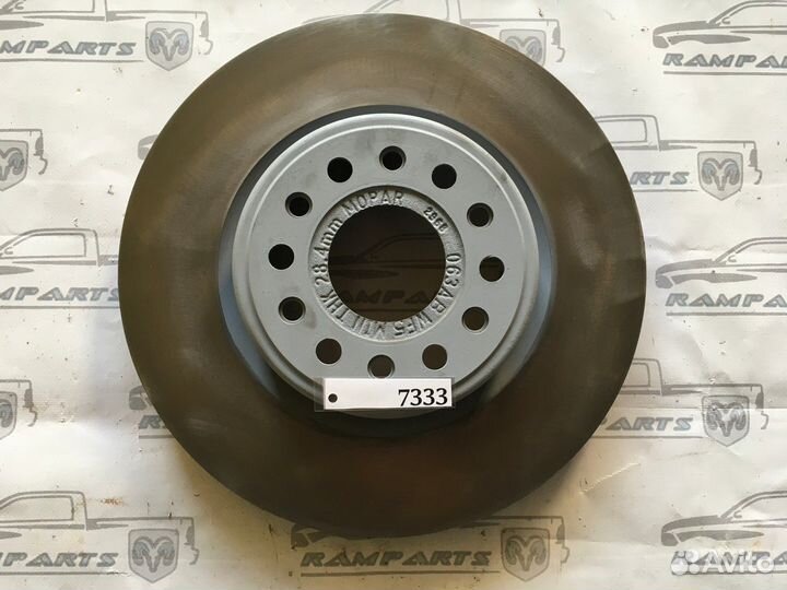 Диск тормозной передний