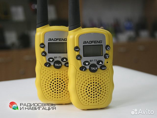 Рация Baofeng T3 желтая