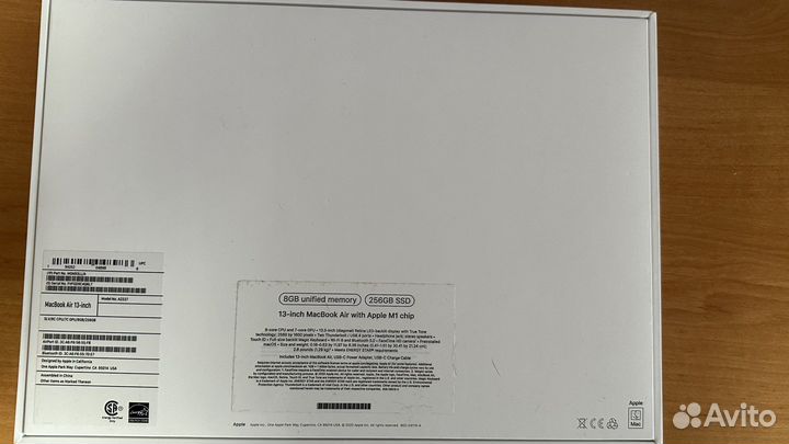 Macbook air 13 2020 m1