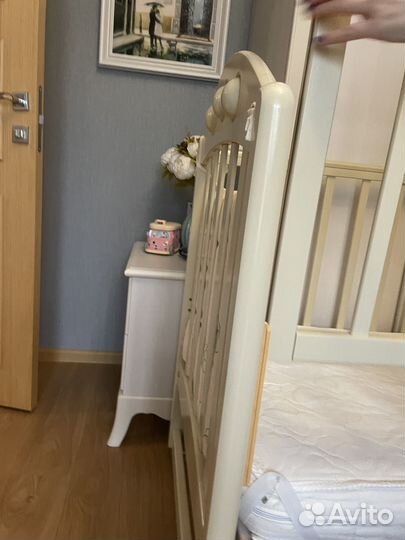 Детская кроватка лель с маятником