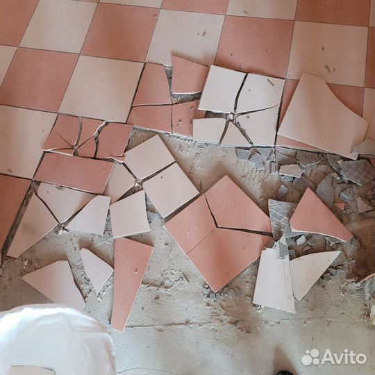 Керамическая плитка бой