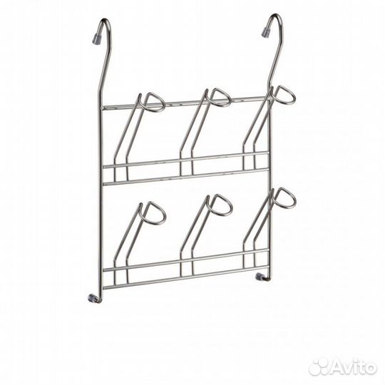 Полка для кружек (245х90х340) хром. Новая