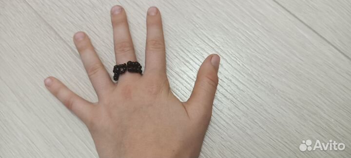 Кольцо из бисера