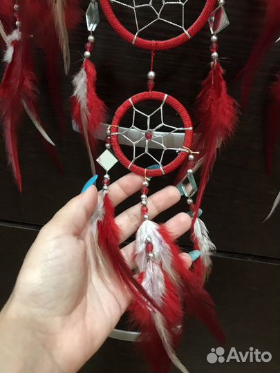 Большой ловец снов из 5 колец