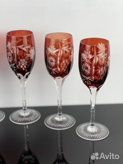 Хрустальные бокалы Nachtmann traube, рубин