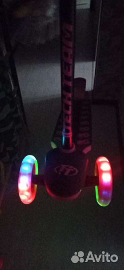 Детский самокат Tech team lambo светящиеся колеса