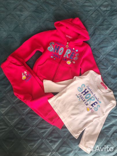 Детская одежда для девочки пакетом костюм 104 110