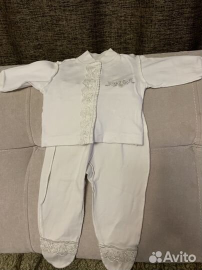 Комплект на выписку для девочки 62