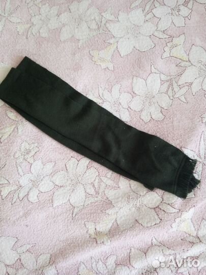 Парка офисная военная с шапкой и кашне