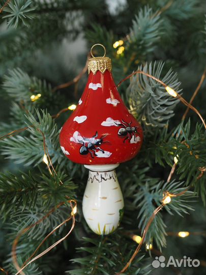 Елочные игрушки стекло